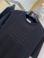 Maison Margiela Digital Embroidery Four Corner Stitch Short Sleeve T-Shirt black - 图片 6