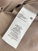 Maison Margiela Digital Embroidery Four Corner Stitch Short Sleeve T-Shirt almond - 图片 9
