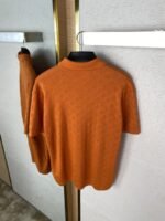 LV cut-out jacquard knit polo short-sleeved T-shirt - 图片 8