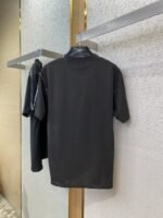 Gucci White Trim Spray Colour Round Neck Short Sleeve T-Shirt Black - 图片 7