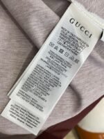 Gucci White Trim Spray Colour Round Neck Short Sleeve T-Shirt Black - 图片 9