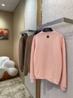 LV Hand Signed Embroidered Monogram Crew Sweatshirt Brown - 图片 4