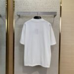 LV logo embroidered jersey collar short sleeve T-shirt - 图片 2