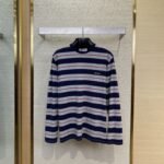 Miu Miu Striped Loose Long Sleeve T-Shirt