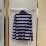 Miu Miu Striped Loose Long Sleeve T-Shirt - 图片 2