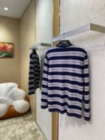 Miu Miu Striped Loose Long Sleeve T-Shirt - 图片 4