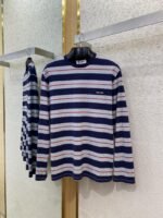 Miu Miu Striped Loose Long Sleeve T-Shirt - 图片 5