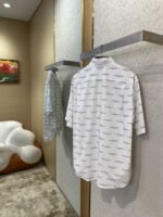 Balenciaga Letter Print Short Sleeve Shirt - 图片 4
