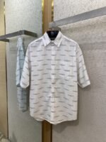 Balenciaga Letter Print Short Sleeve Shirt - 图片 5