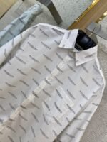 Balenciaga Letter Print Short Sleeve Shirt - 图片 6