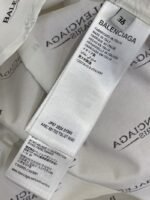 Balenciaga Letter Print Short Sleeve Shirt - 图片 9