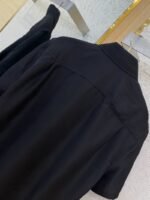 LV Checkered Jacquard Short Sleeve Shirt Black - 图片 8