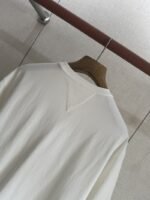 Bottega Veneta Pocket Studded Round Neck Short Sleeve White - 图片 5