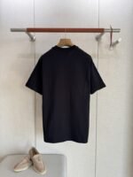 Bottega Veneta Pocket Studded Round Neck Short Sleeve Black - 图片 2