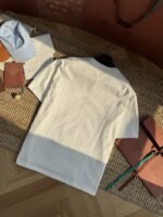 Bottega Veneta Pocket Embroidery Short Sleeve White - 图片 8