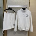 Dior Half-Zip Embroidered Casual Jacket