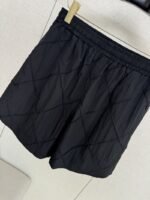 Bottega Veneta Diamond Pleated Casual Shorts Black - 图片 4