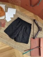 Bottega Veneta Diamond Pleated Casual Shorts Black - 图片 8