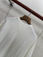 Bottega Veneta Braided Pocket Round Neck Short Sleeve White - 图片 5