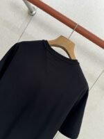Bottega Veneta Braided Pocket Round Neck Short Sleeve Black - 图片 5