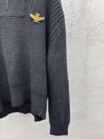 lv zipper high neck wool knit sweater - 图片 7