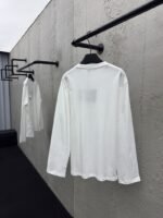 Prada triangle label pocket long sleeve white - 图片 2