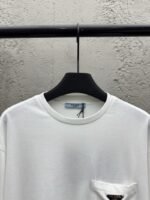 Prada triangle label pocket long sleeve white - 图片 3