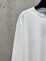 Prada triangle label pocket long sleeve white - 图片 4