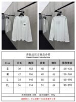 Prada triangle label pocket long sleeve white - 图片 10