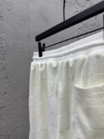 lv plaid terry jacquard shorts - 图片 9