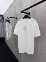 lv old flower knit appliqu?? pocket short sleeve - 图片 2