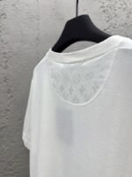 lv old flower knit appliqu?? pocket short sleeve - 图片 9