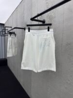lv old flower knit inlay pocket shorts - 图片 2