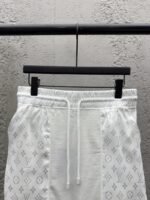 lv old flower knit inlay pocket shorts - 图片 3