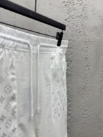 lv old flower knit inlay pocket shorts - 图片 8