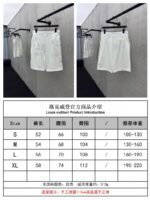 lv old flower knit inlay pocket shorts - 图片 10