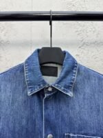 Prada Triangle Label Denim Shirt 2 - 图片 3