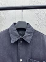 Prada Triangle Label Denim Shirt 1 - 图片 3