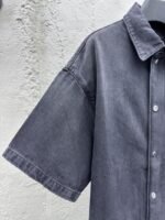 Prada Triangle Label Denim Shirt 1 - 图片 4
