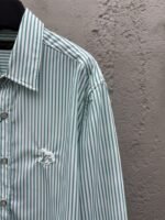 lv striped printed letter shirt 1 - 图片 5