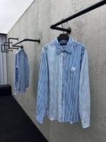 lv striped printed letter shirt 2