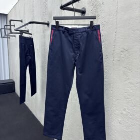 gucci webbing cotton long pants