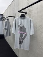 Balenciaga Britney Collection Printed Rhinestone Short Sleeve 1