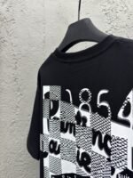 lv 1854 plaid monogrammed short sleeve black - 图片 9