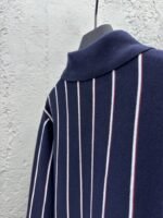 Prada Striped Embroidered Long Sleeve Sweater - 图片 9