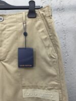 lv letter patch work shorts - 图片 5