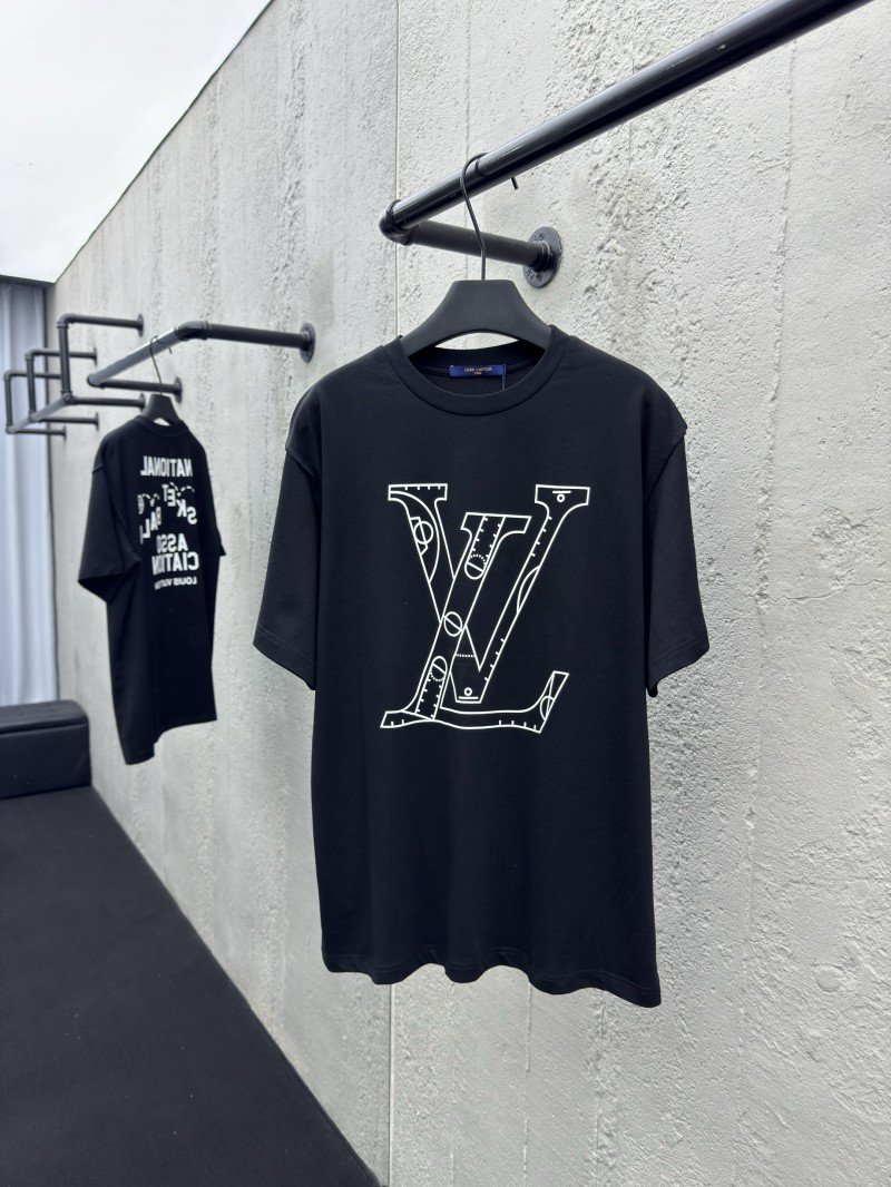 wsxc1752121604830_0.jpg lv NBA co-branded basketball tactical slogan short sleeve black - 图片 1