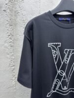 lv NBA co-branded basketball tactical slogan short sleeve black - 图片 4