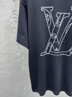 lv NBA co-branded basketball tactical slogan short sleeve black - 图片 6