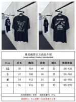 lv NBA co-branded basketball tactical slogan short sleeve black - 图片 10
